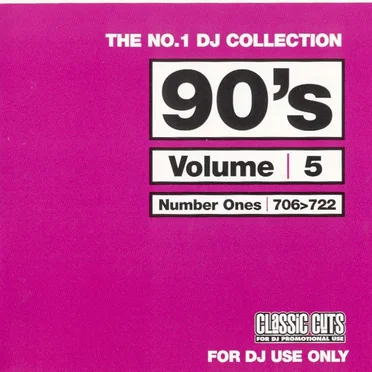 The No.1 DJ Collection: 90's, Volume 5 by Various Artists - album cover