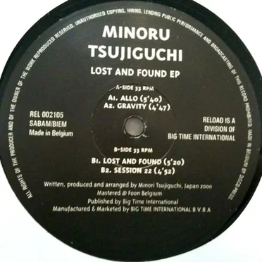 Lost and Found EP by Minoru Tsujiguchi - album cover