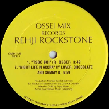 Tsoo Boi by Rehji Rockstone - album cover