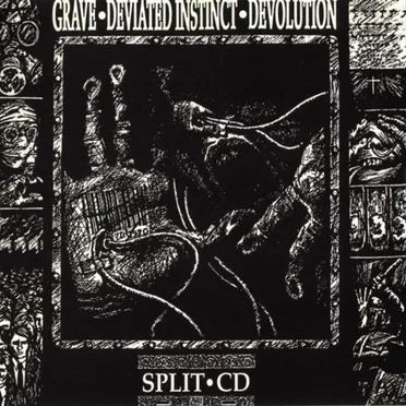 Grave / Deviated Instinct / Devolution by Grave - album cover