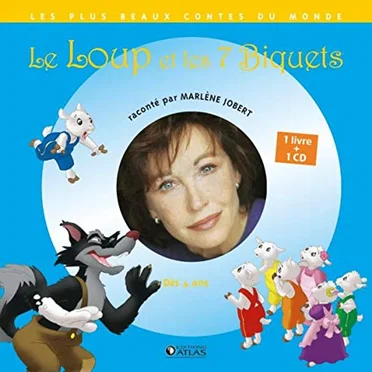 Le Loup et les Sept Biquets by Marlène Jobert - album cover