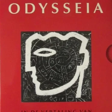 Ton Lutz leest de Odysseia in de vertaling van Imme Dros by Hómēros - album cover