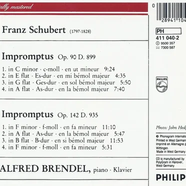 Impromptus, op. 90 & op. 142