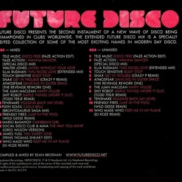 Future Disco: The Extended Future Disco Mix by Various Artists - album cover
