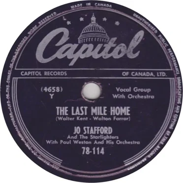 The Last Mile Home / Ragtime Cowboy Joe
