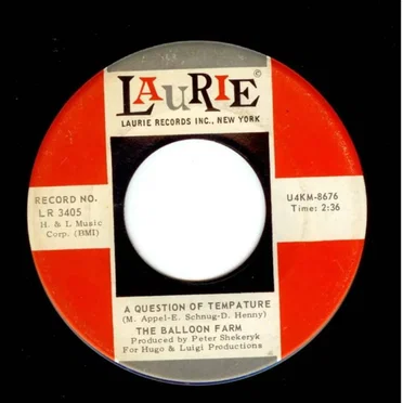 A Question of Temperature / Hurtin' for Your Love by The Balloon Farm - album cover