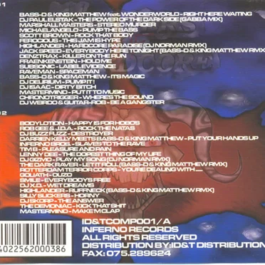 Masters of Hardcore by Various Artists - album cover