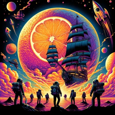 Through the Astral Plane by Illusions of an Orange - album cover