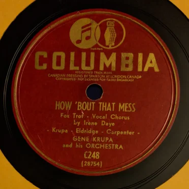 How 'Bout That Mess / Drum Boogie