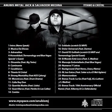 Titanio & cristal by Anubis Metal Jack - album cover
