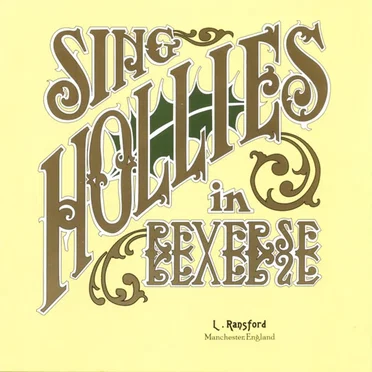 Sing Hollies in Reverse by Various Artists - album cover