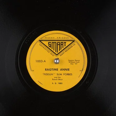Ragtime Annie / Sally Goodin' by Fiddlin' Slim Forbes and the Ranch Boys - album cover