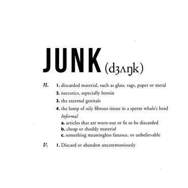 JUNK by Junk - album cover