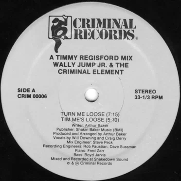 Turn Me Loose by Wally Jump Jr. & the Criminal Element - album cover