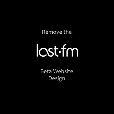 Remove the Last.fm Beta Website Design