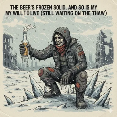 The beer's frozen solid, and so my will to live by Bösen - album cover