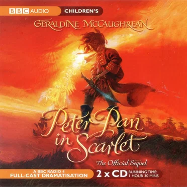 Peter Pan in Scarlet by Geraldine McCaughrean - album cover