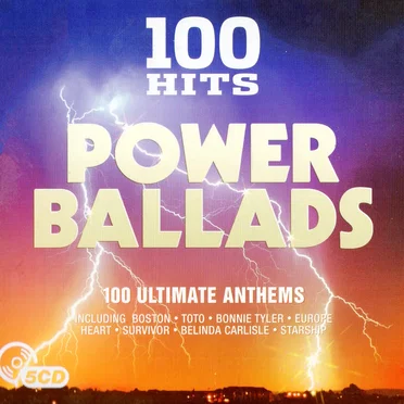 100 Hits: Power Ballads by Various Artists - album cover