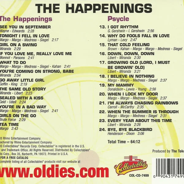 The Happenings / Psycle