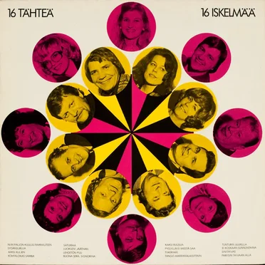 16 tähteä 16 iskelmää by Various Artists - album cover