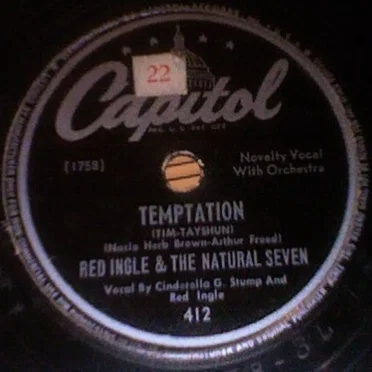 Temptation (Tim-Tayshun) by Red Ingle & The Natural Seven - album cover