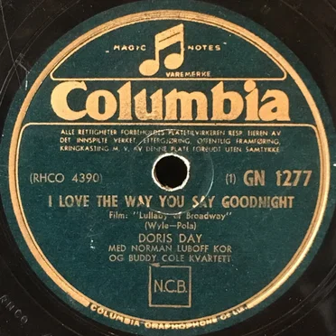 I Love the Way You Say Goodnight / Domino