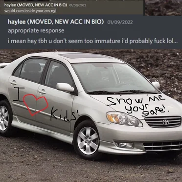 2003 Toyota Corolla by 2003 toyota corolla AKA hanahatavapor AKA haylee is a pedophile - album cover