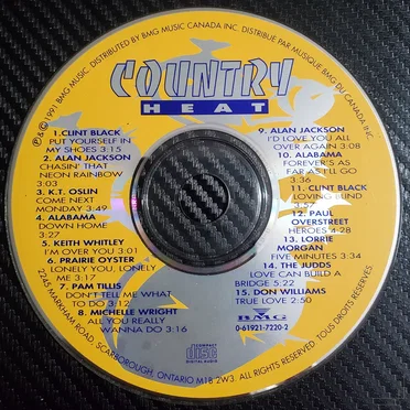 Country Heat by Various Artists - album cover