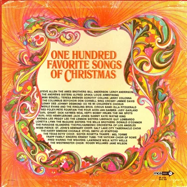 One Hundred Favorite Songs of Christmas by Various Artists - album cover