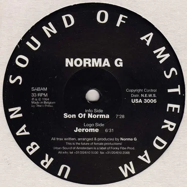 Jerome / Son of Norma by Norma G - album cover