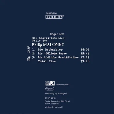 Die haarsträubenden Fälle des Philip Maloney, N° 106 by Roger Graf - album cover