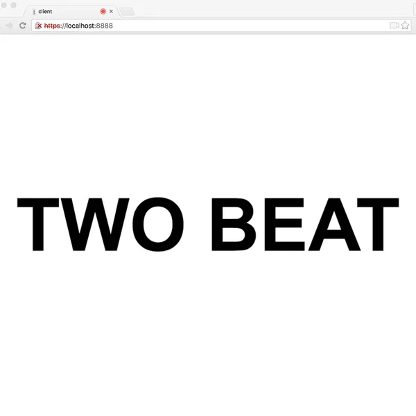 two beat