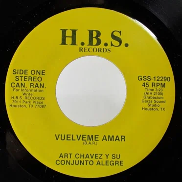 Vuelve amar / De quién pensabas tú by Art Chávez y su Conjunto Alegre - album cover