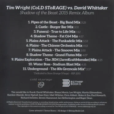 Shadow of the Beast 2015 Remix Album