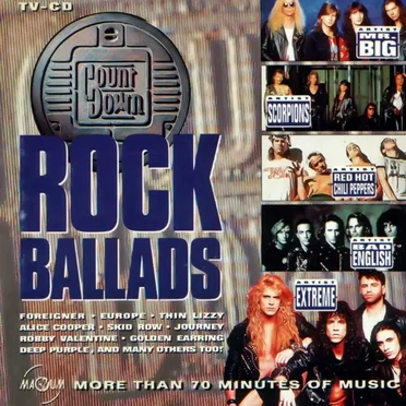 Countdown Rock Ballads by Various Artists - album cover