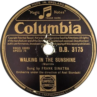 Walking in the Sunshine / Bim Bam Baby