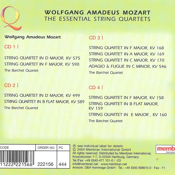 The Essential String Quartets