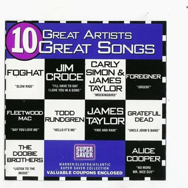 10 Great Artists - 10 Great Songs by Various Artists - album cover