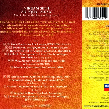 Vikram Seth: An Equal Music by Various Artists - album cover