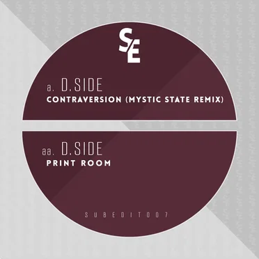 Contraversion (Mystic State remix) / Print Room by D.Side - album cover