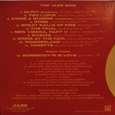 Top Jazz 2025 by Various Artists - album cover