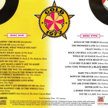 Gold – 1972 by Various Artists - album cover
