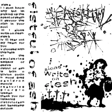 I Alone Write on Flesh by Fistful of Ash - album cover
