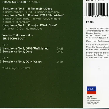 The 3 Great Symphonies: Symphonies 5, 8 & 9