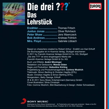 Die drei ??? Das Lehrstück by Die drei ??? - album cover