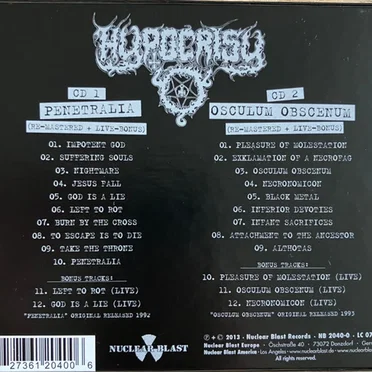 Penetralia / Osculum Obscenum
