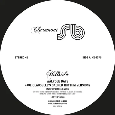 Walpole Days (Joe Claussell Remixes) by Hillside - album cover