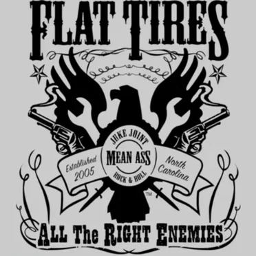 All The Right Enemies by Flat Tires - album cover