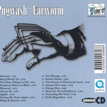 Earworm by Pugwash - album cover