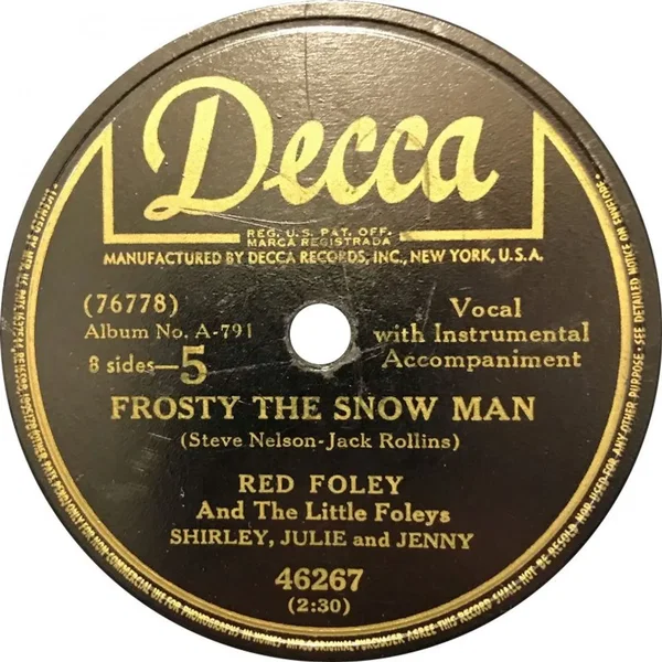 Frosty the Snow Man / Rudolph the Red-Nosed Reindeer